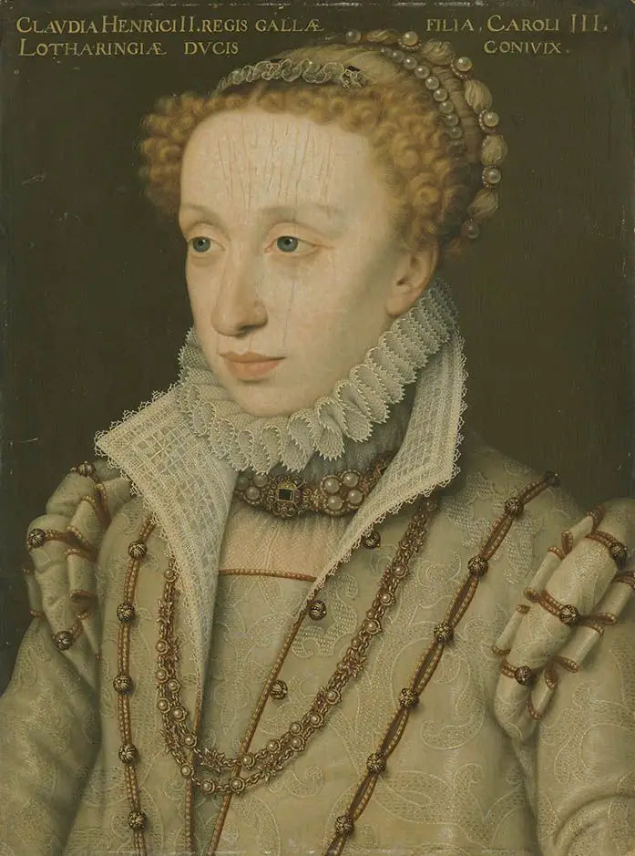 Claudia de Valois Portresi (1547-1575) - François Clouet