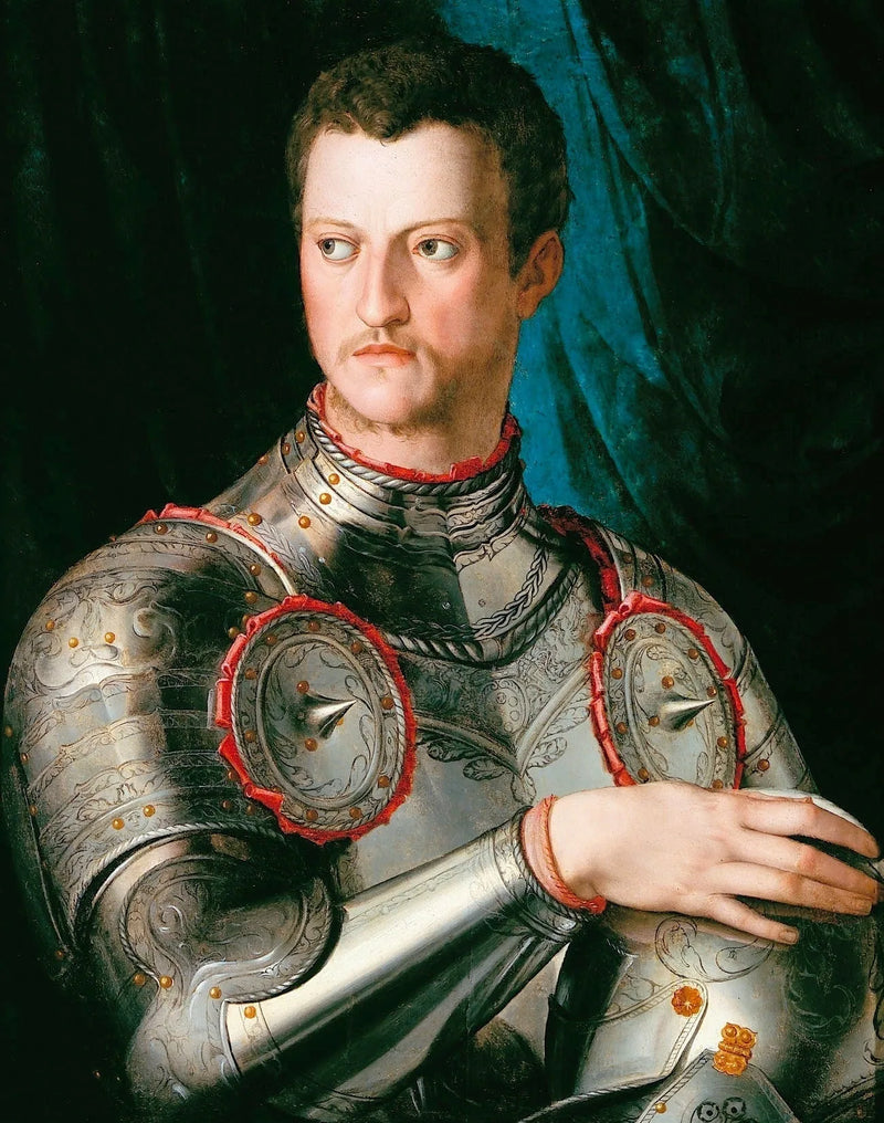 Bronzino'nun Cosme I. de Médicis'in zırh içinde portresi