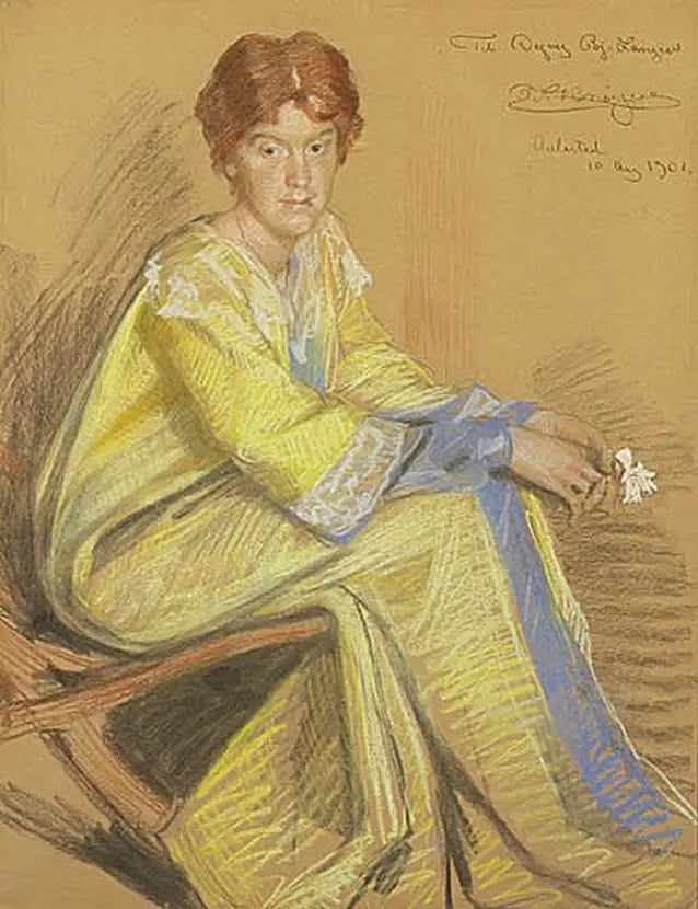 Dagny Bjørnson Langen Portresi - Peder Severin Krøyer