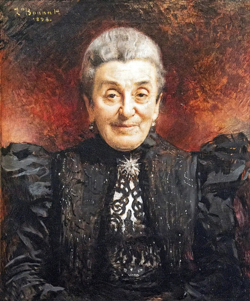 Yaşlı Kadın Portresi - Léon Bonnat