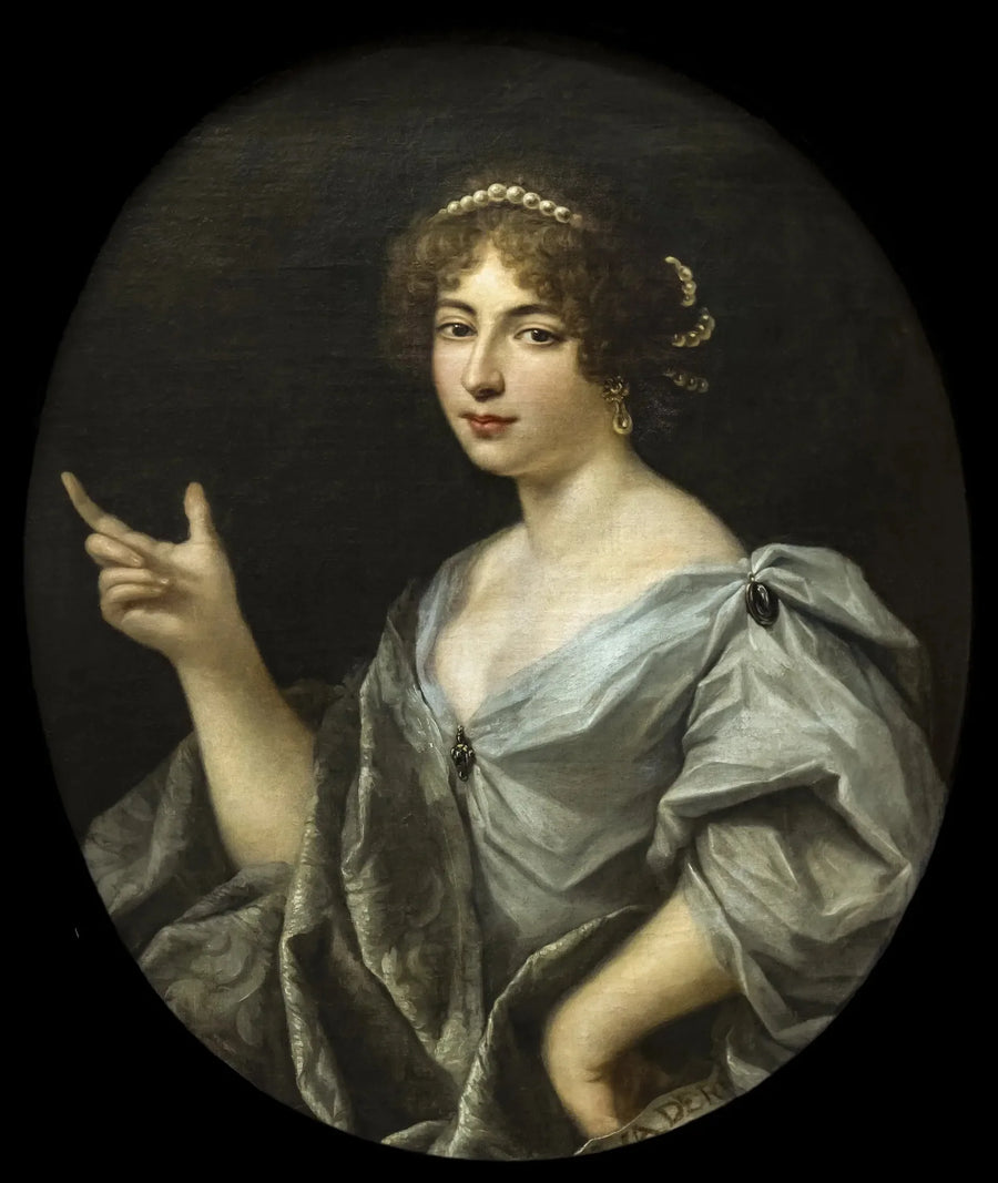 Haremde Hanımefendi Portresi - Pierre Mignard