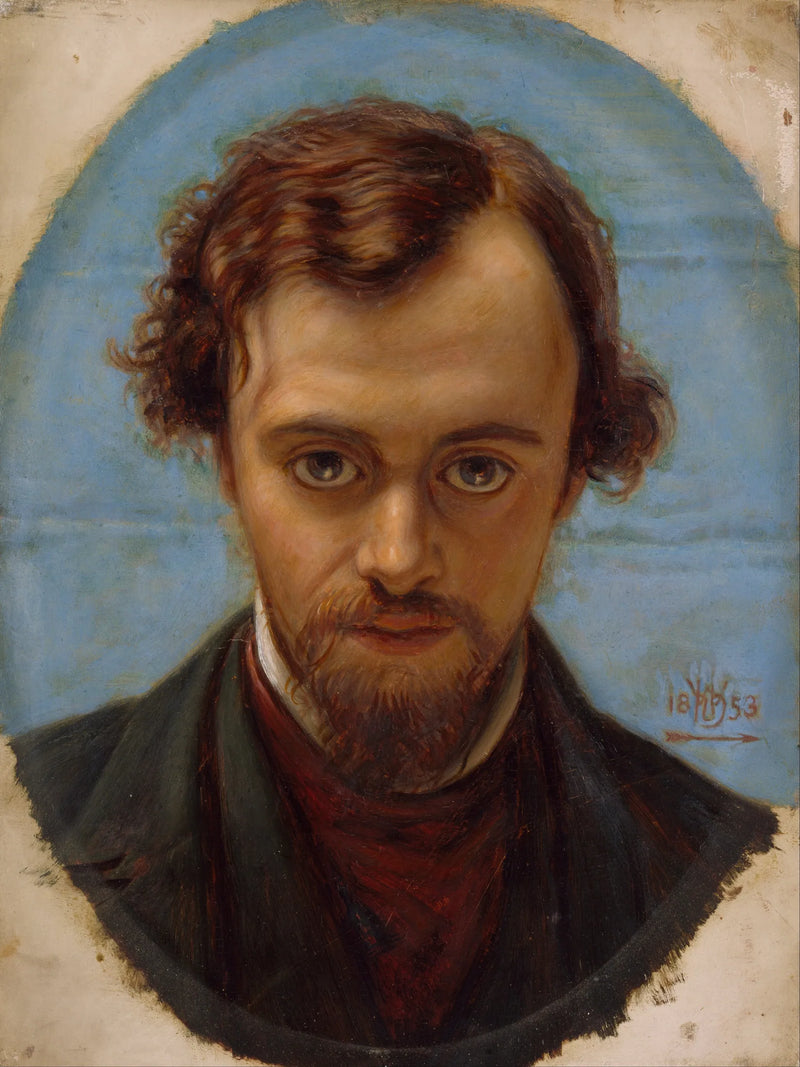 Dante Gabriel Rossetti'nin 22 yaşındaki portresi - William Holman Hunt