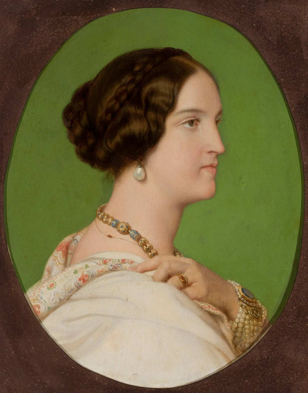 Portrait de Delfina Potocka (1807-1877) - Paul Delaroche image 1 copie peinte à la main à l’huile