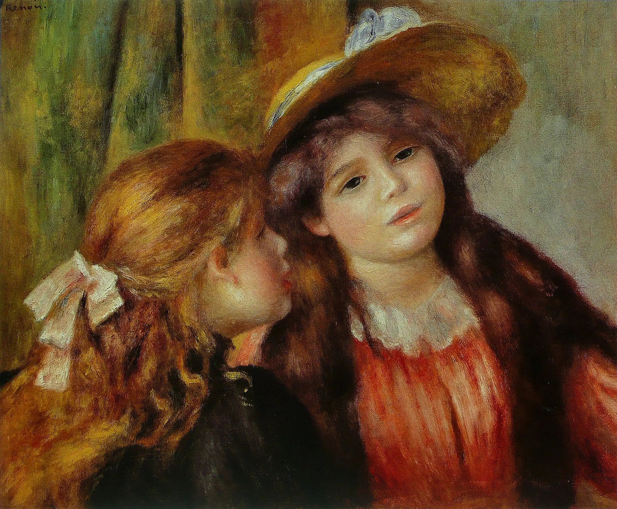 İki Kız Çocuğunun Portresi - Pierre-Auguste Renoir