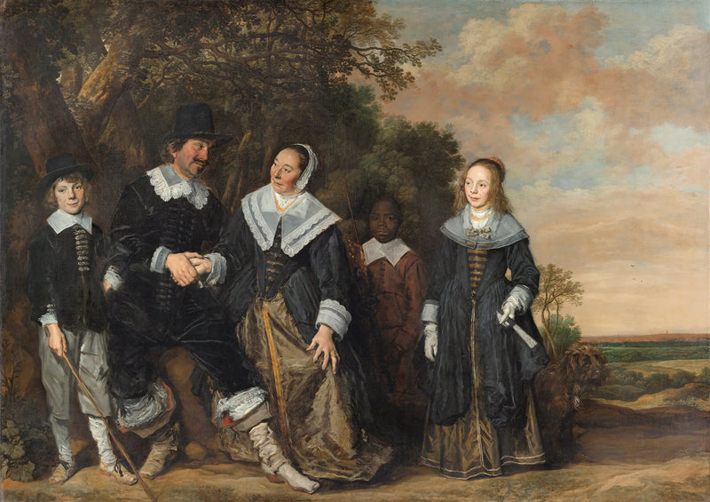 Aile Portresi Manzarasında - Frans Hals