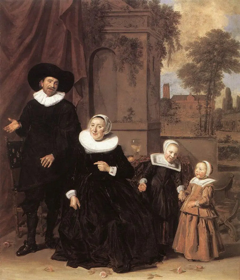 Aile Portresi Manzarasında - Frans Hals