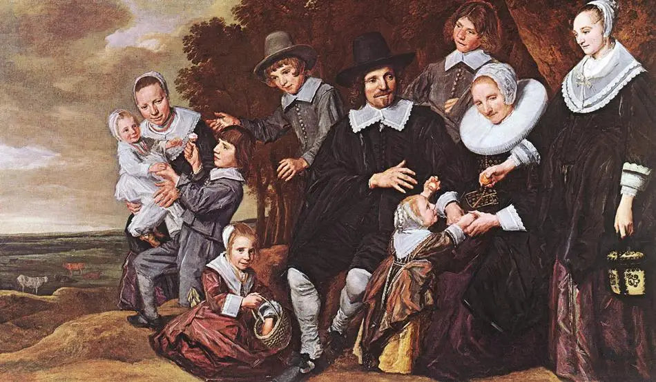 Portrait de famille dans un paysage - Frans Hals - Alpha Reproduction