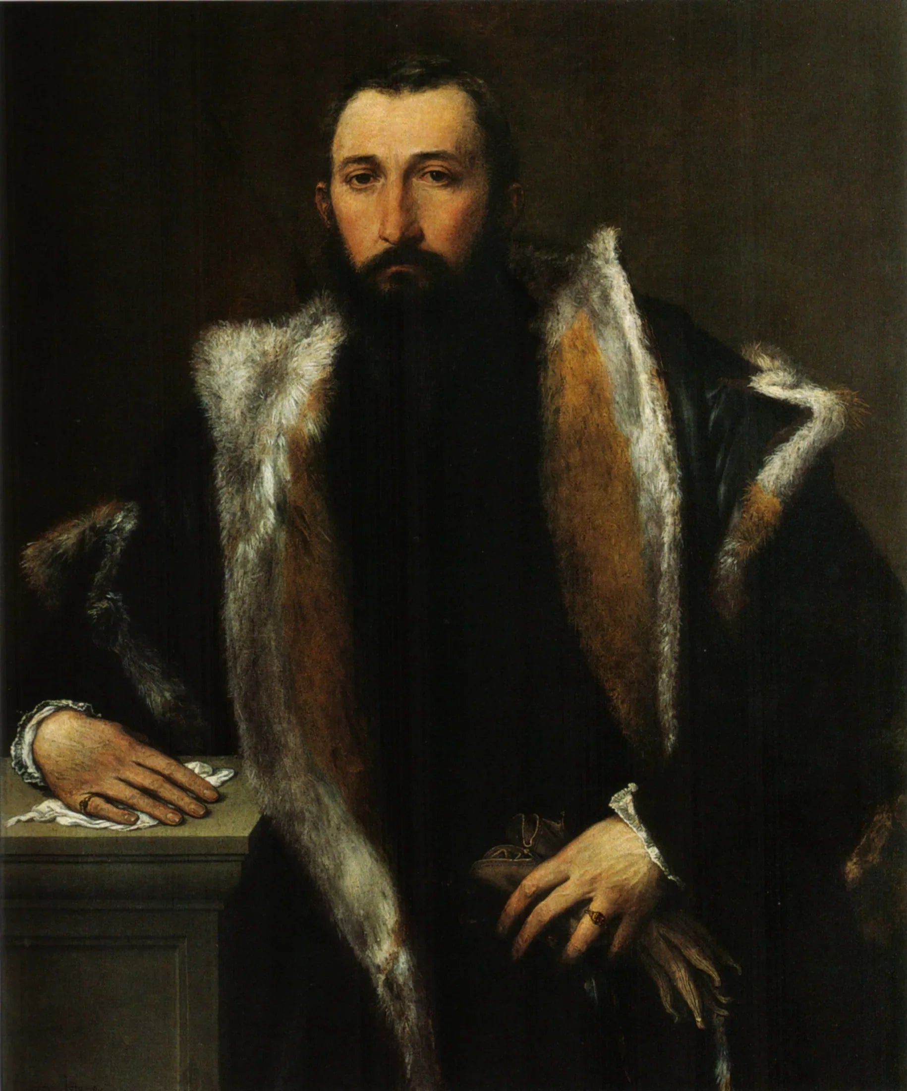 Portrait de Febo da Brescia - Lorenzo Lotto image 1 tableau peint à l’huile sur toile