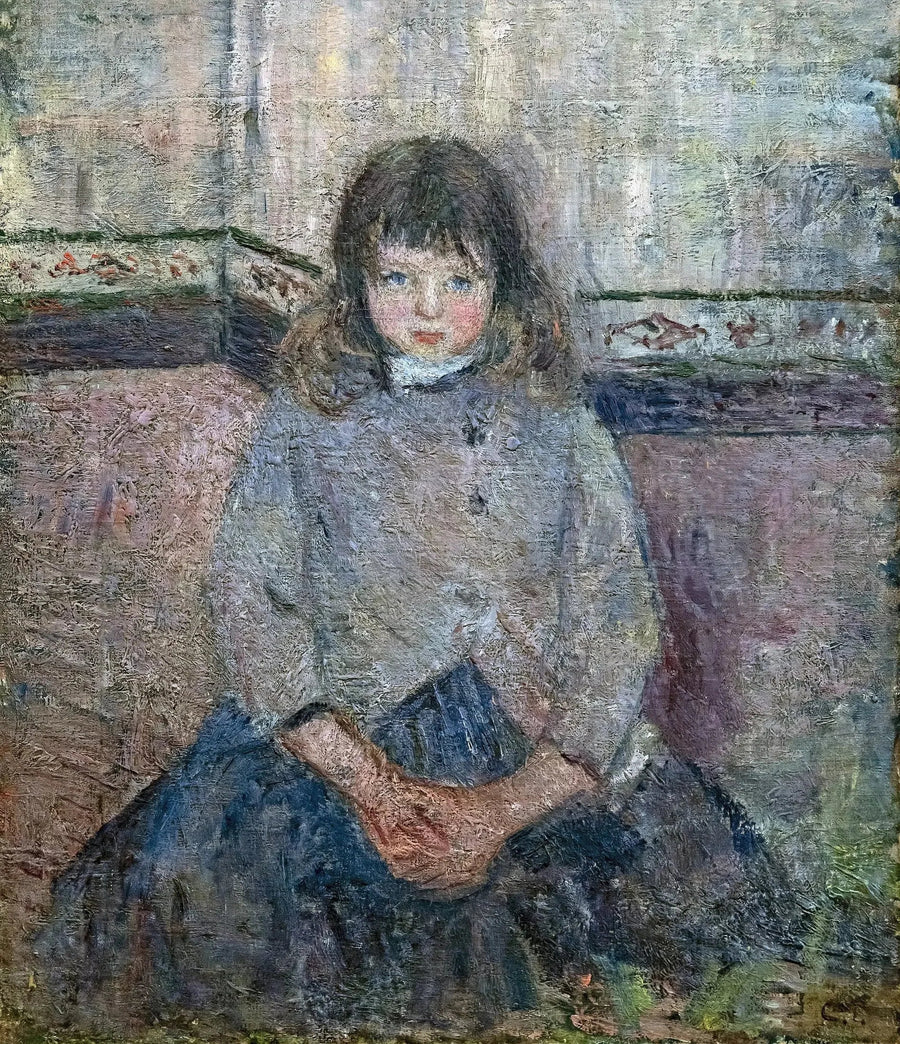 Félix Pissarro'nun Etekli Portresi - Camille Pissarro