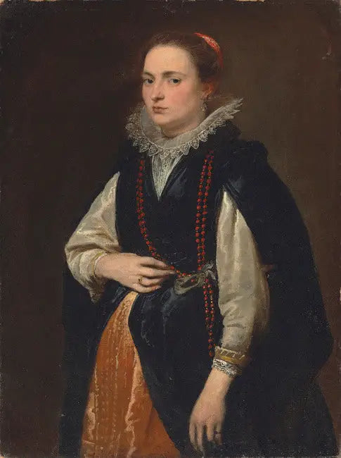 Kadın Portresi, 1621-1628 - Antoine van Dyck