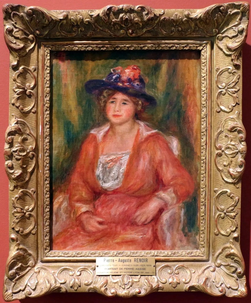 Oturan Kadın Portresi - Pierre-Auguste Renoir