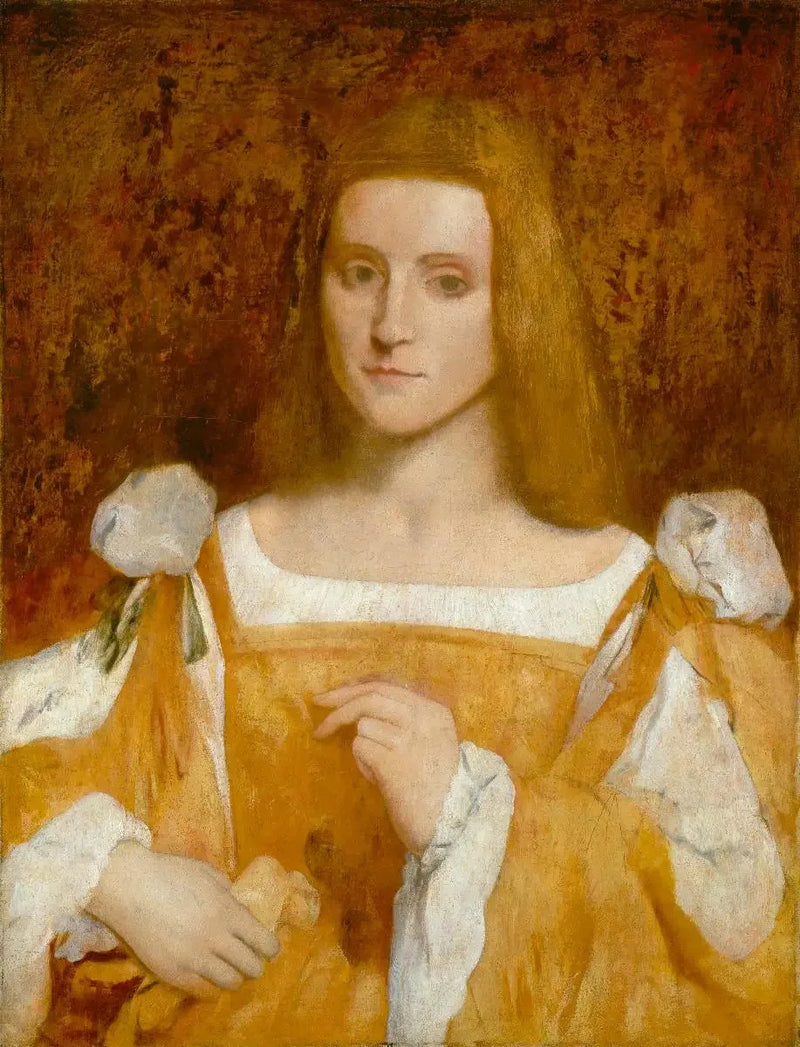 Caroto'ya Göre Kadın Portresi - Edgar Degas