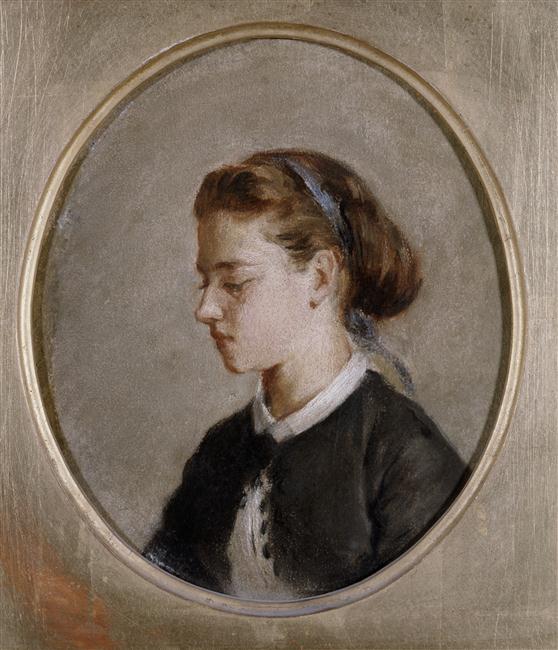 Portrait de femme - Eva Gonzalès