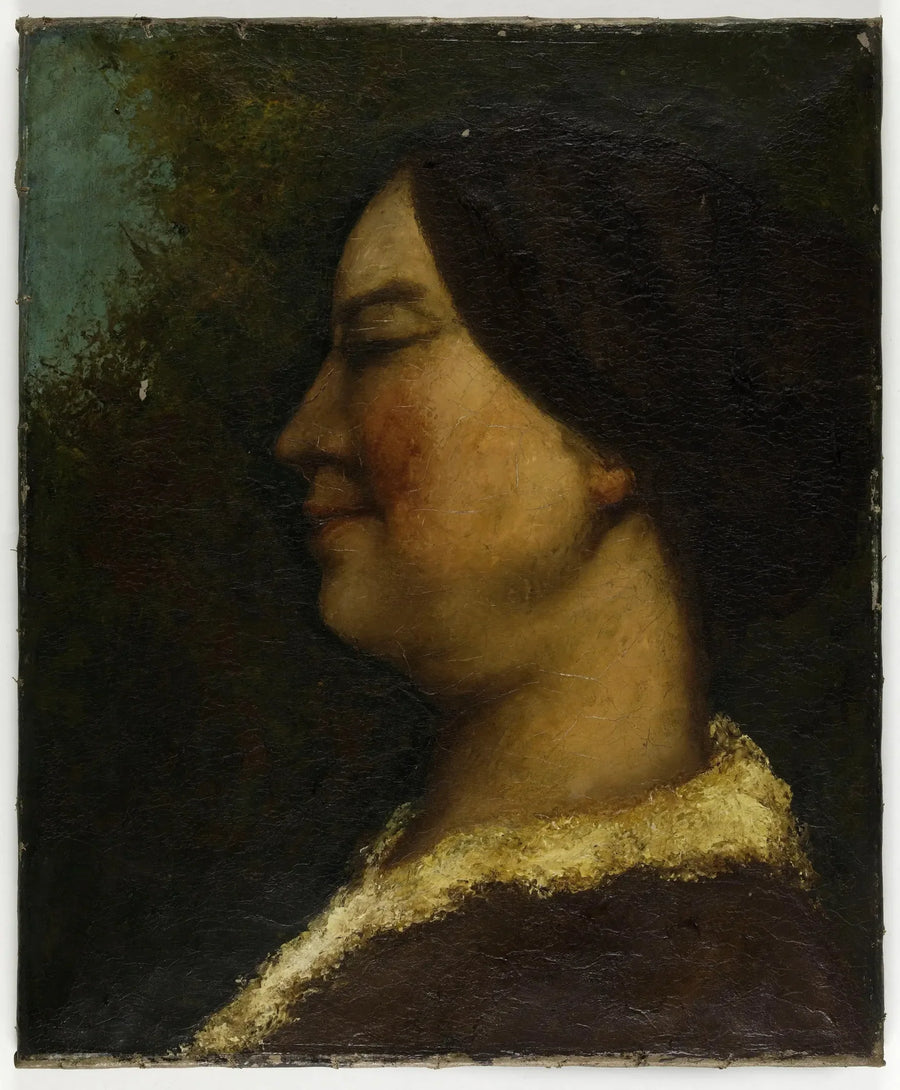 Kadın Portresi - Gustave Courbet