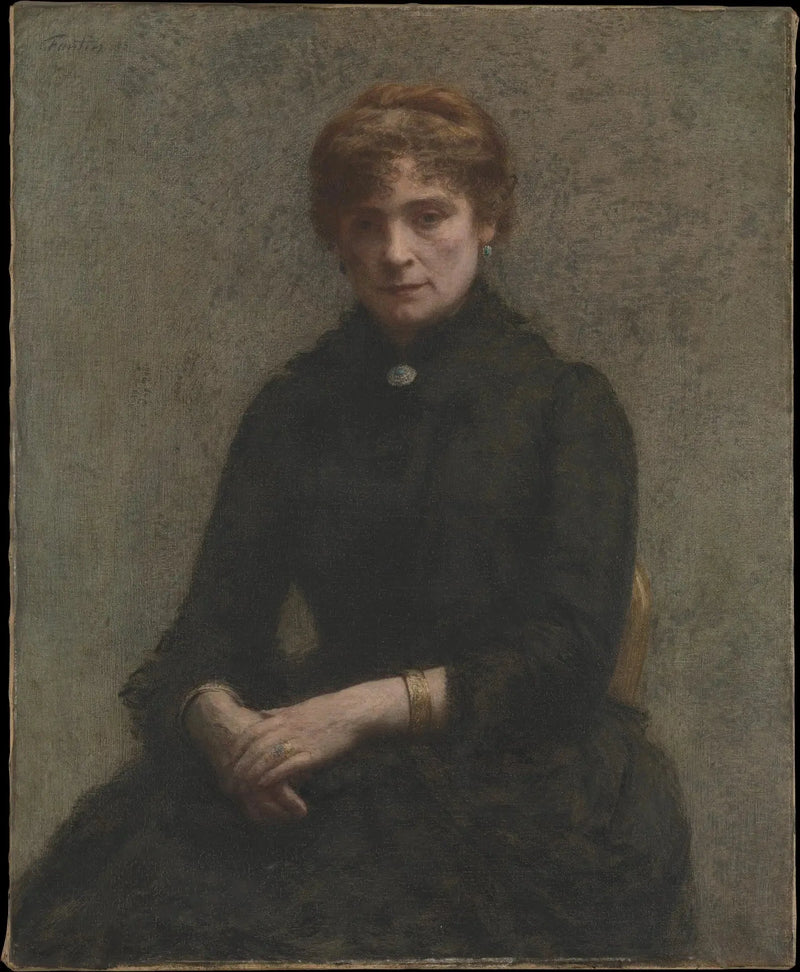 Kadın Portresi - Henri Fantin-Latour