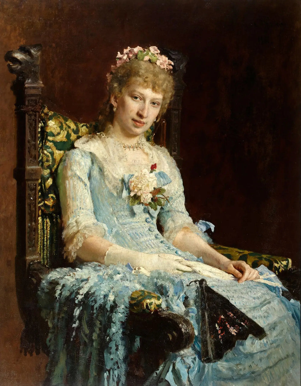 Portrait de femme - Ilya Repin - Alpha Reproduction