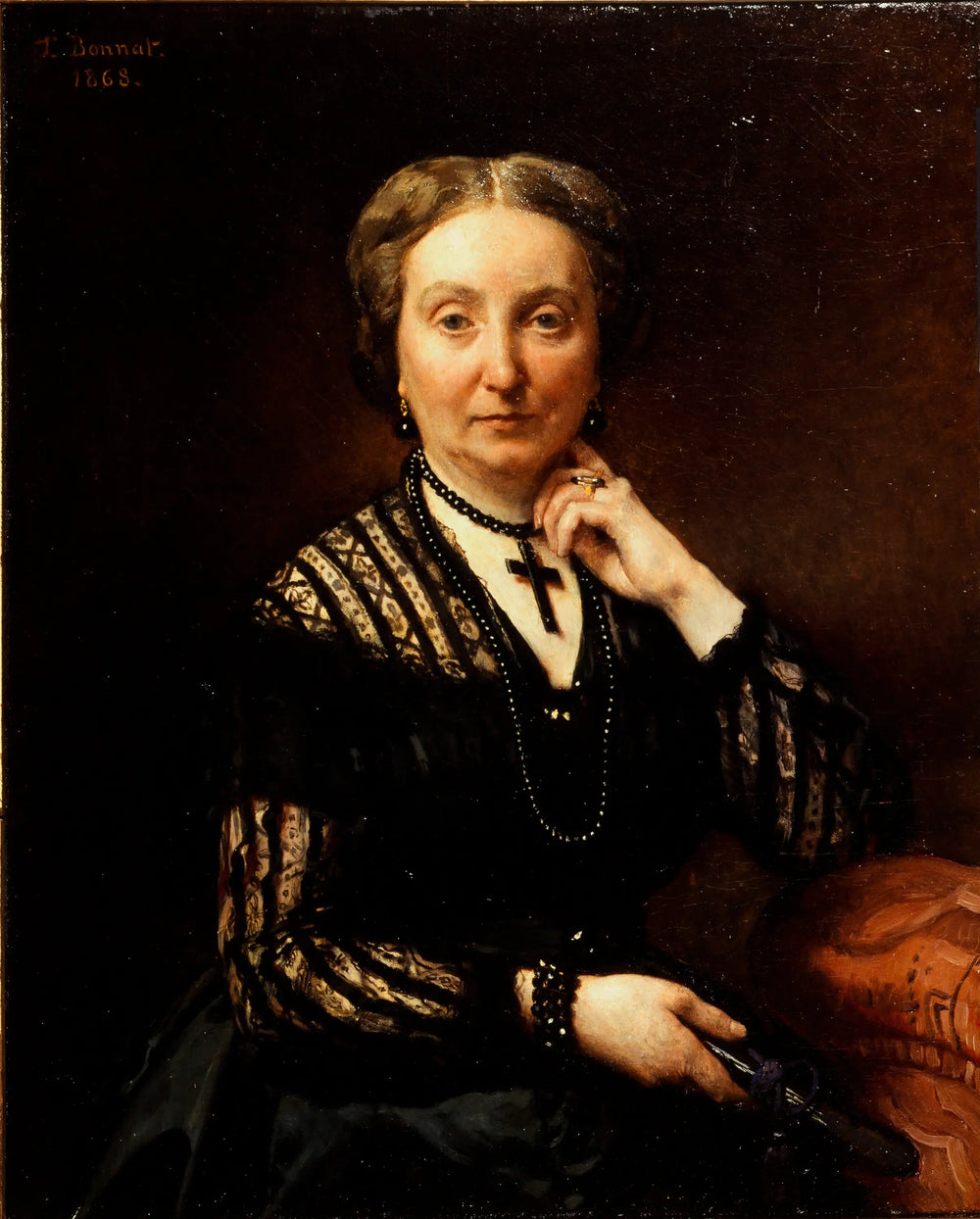 Portrait de femme (P2688) - Léon Bonnat - Alpha Reproduction