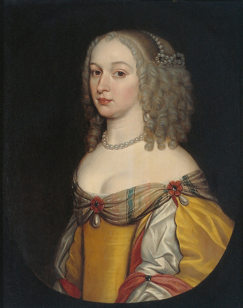 Kadın Portresi, belki Amalia Margaretha van Brederode (1626/27-1663/65) - Gerrit van Honthorst