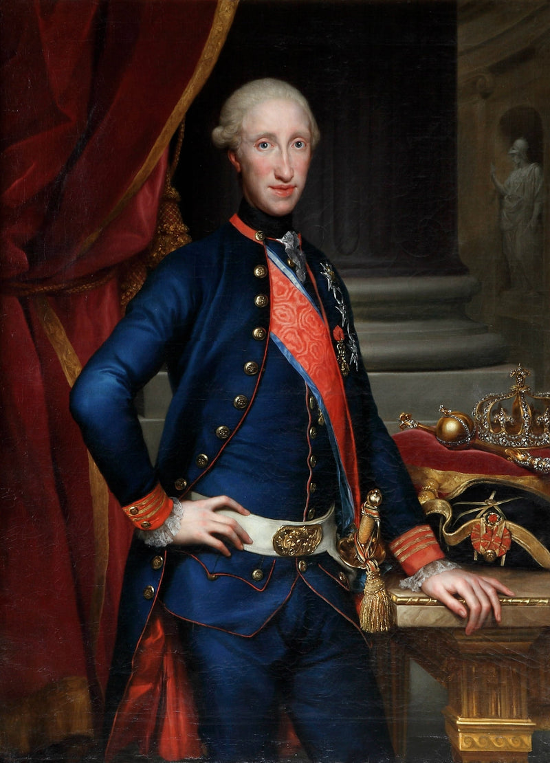 İki Sicilya Kralı Ferdinand I Portresi (1751-1825) - Anton Raphael Mengs