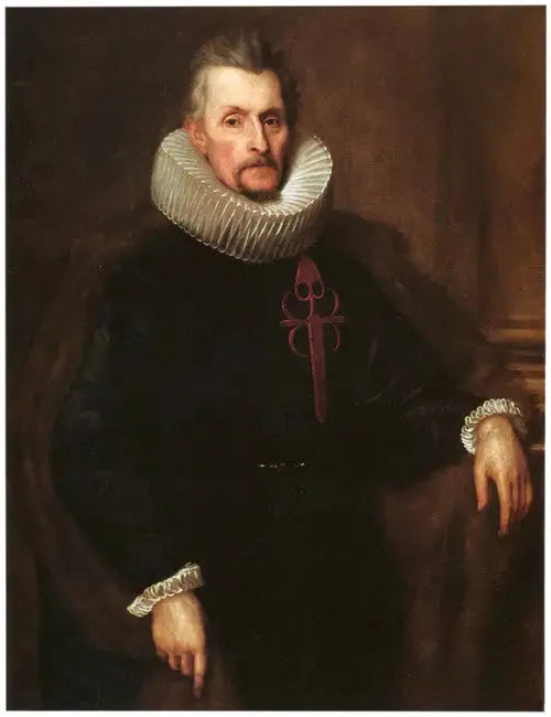 Ferdinand van Boisschot, Saventhem lordu (1560-1649), Santiago Nişanı şövalyesi portresi - Antoine van Dyck