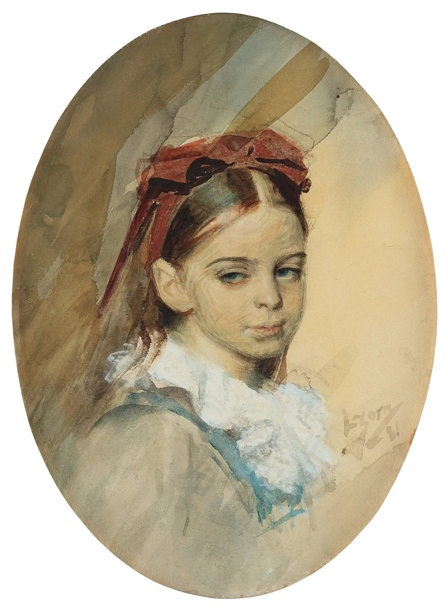 Kız Portresi - Anders Zorn