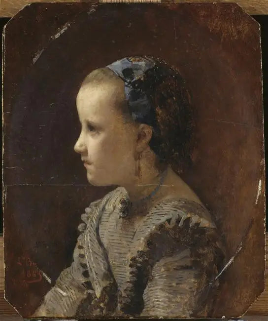 Küçük Kız Portresi - Léon Bonnat