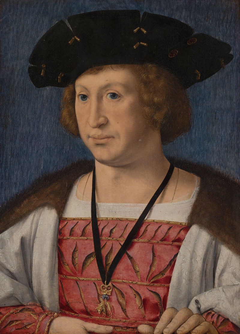 Floris van Egmond (1469-1539), Buren ve Leerdam Kontu Portresi - Jan Gossaert