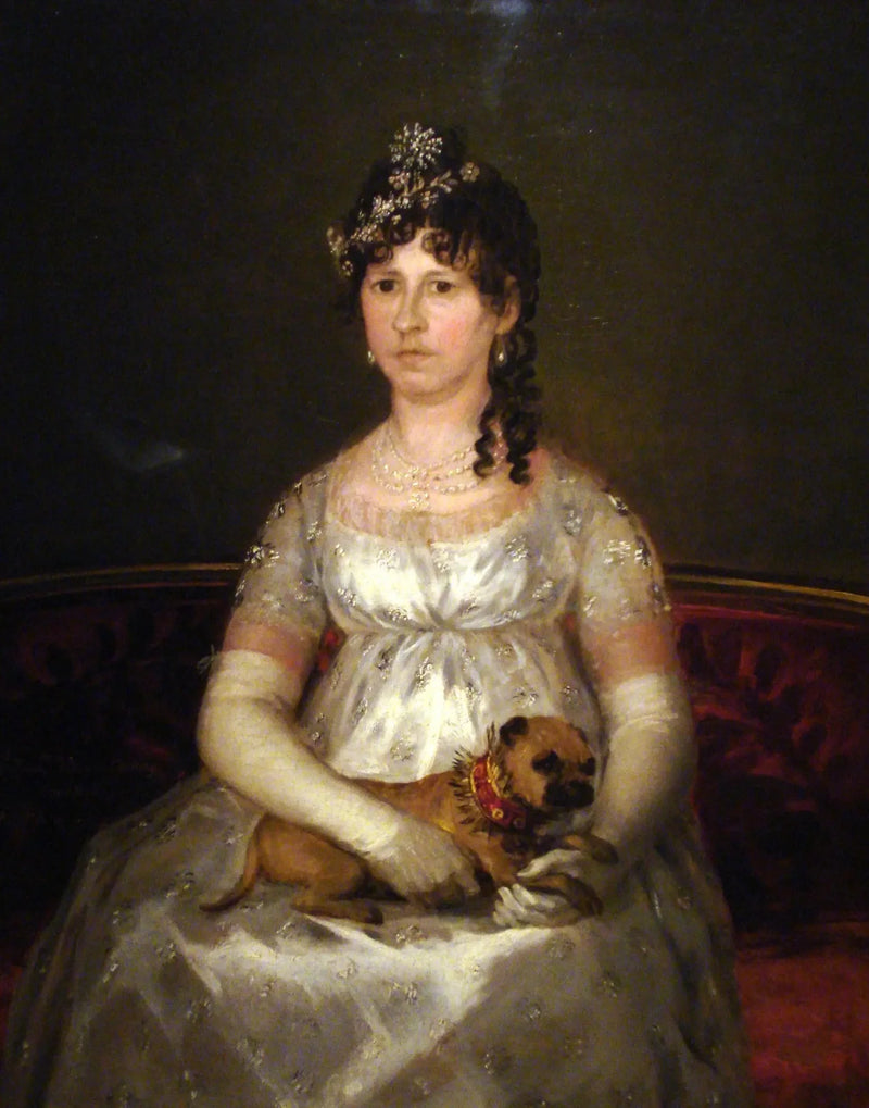 Francisca Vicenta Chollet ve Caballero Portresi - Francisco de Goya