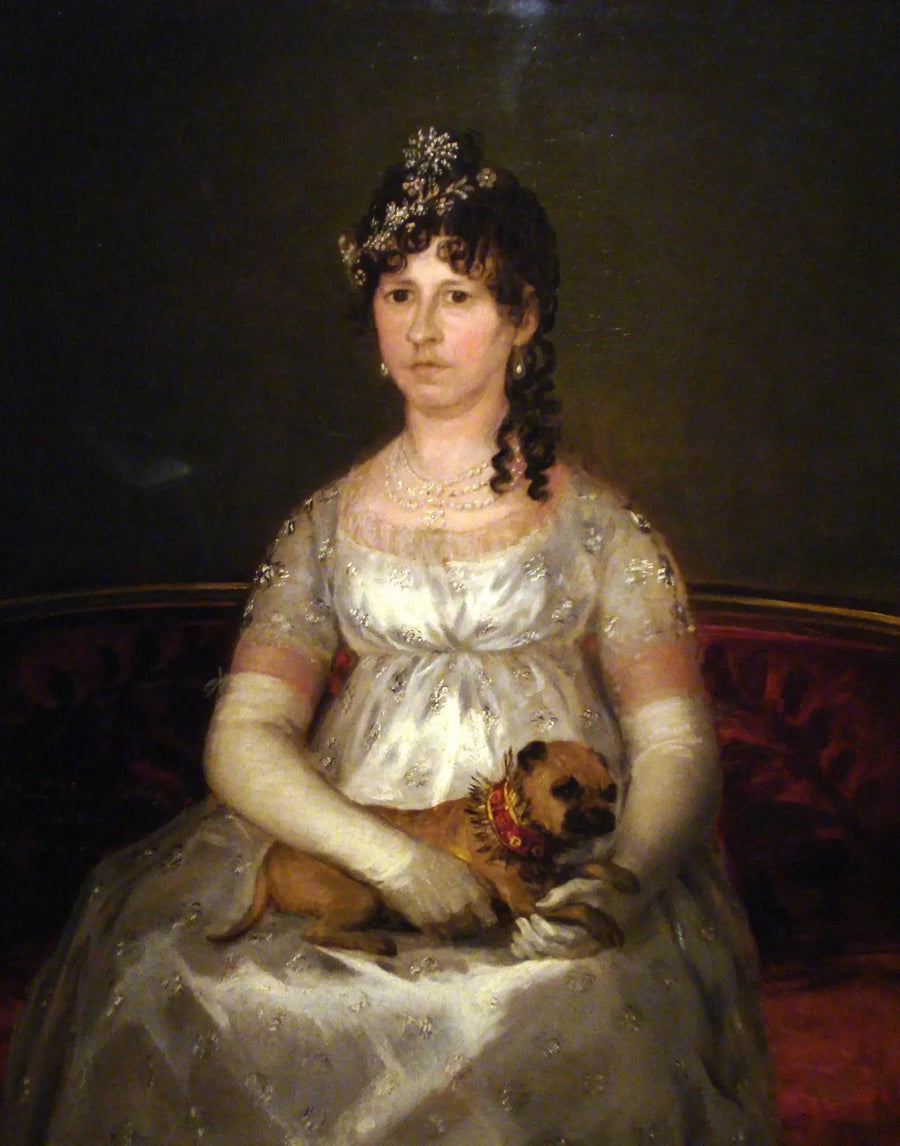 Francisca Vicenta Chollet ve Caballero Portresi - Francisco de Goya