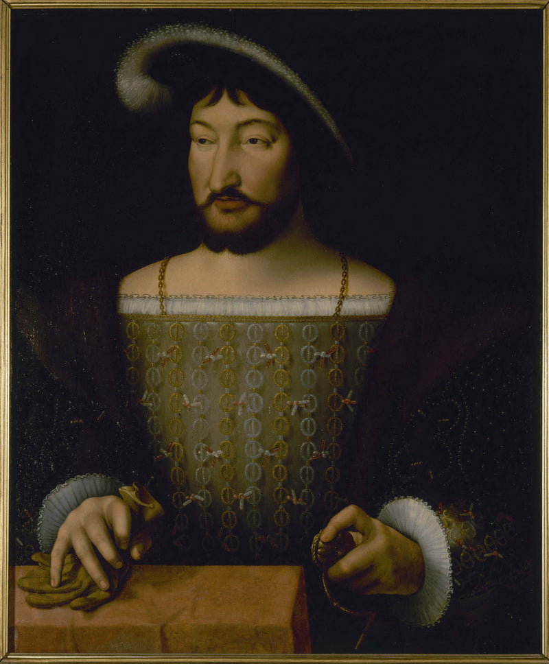 Fransız Kralı François I'in Portresi - Joos van Cleve