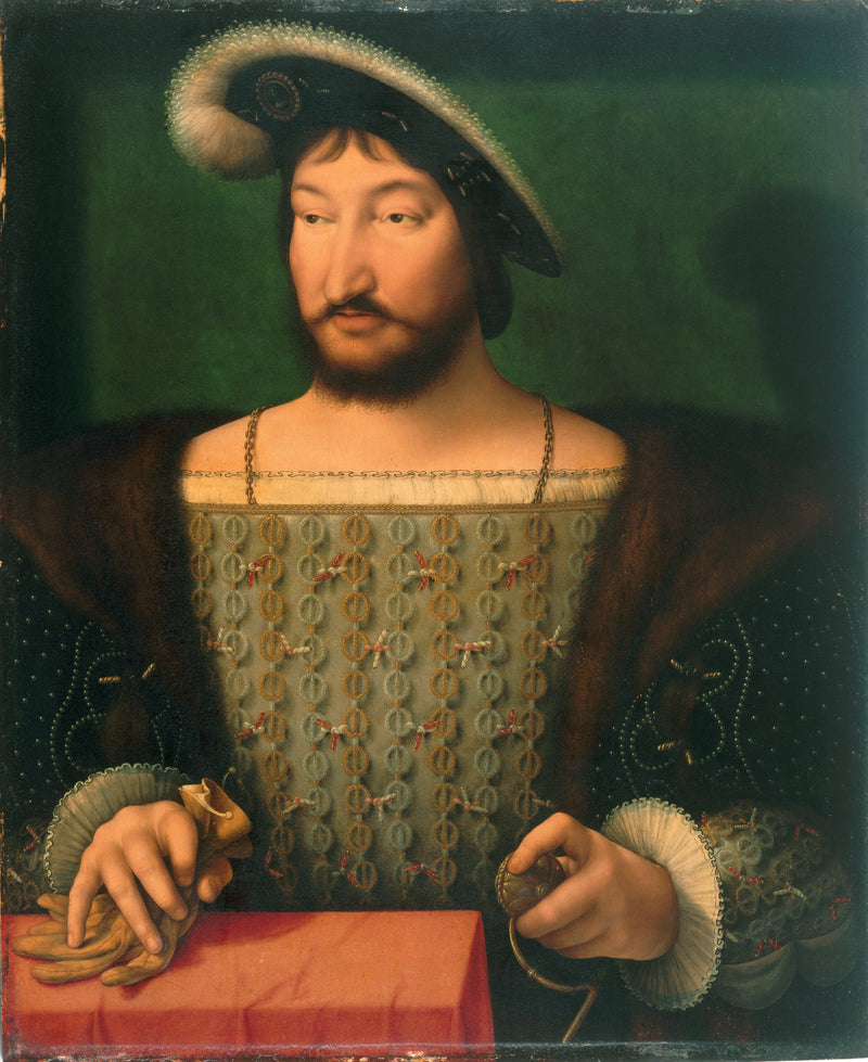 Fransız Kralı I. François Portresi - Joos van Cleve