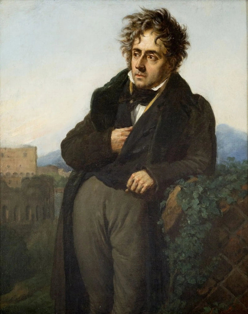 François-René de Chateaubriand Portresi - Anne-Louis Girodet