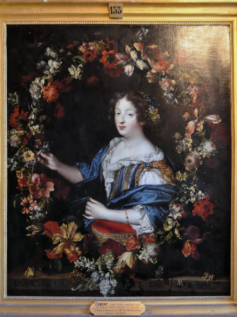 Françoise Angélique de la Mothe Houdancourt Düşesi d'Aumont Portresi - Juste d'Egmont