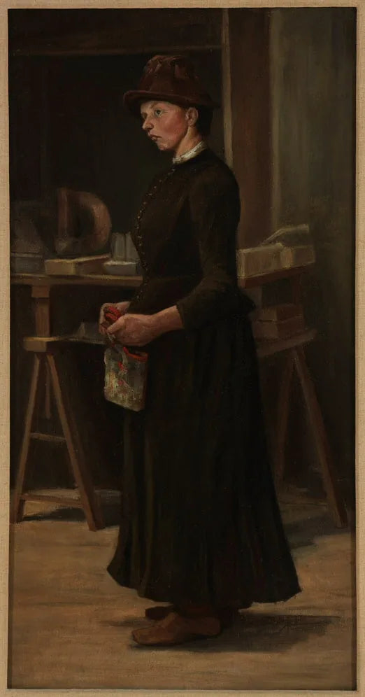 Fräulein Kyburz Portresi - Ferdinand Hodler