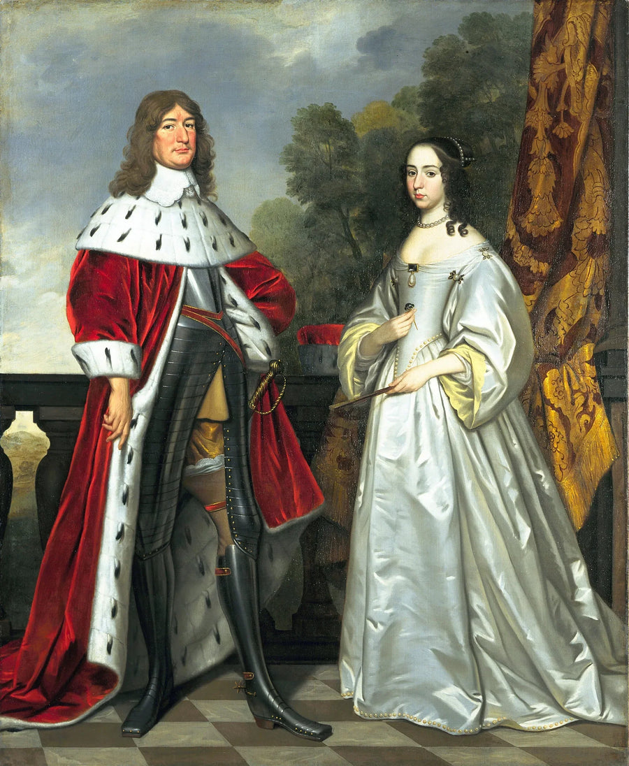 Frédéric-Guillaume portresi, Brandenburg seçicisi ve Louise-Henriette de Nassau - Gerrit van Honthorst