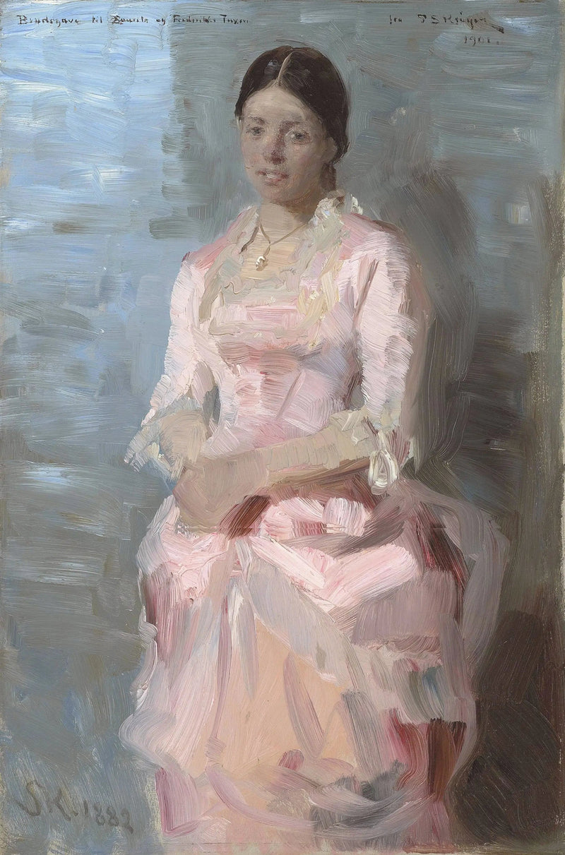 Frederikke Tuxen Portresi - Peder Severin Krøyer
