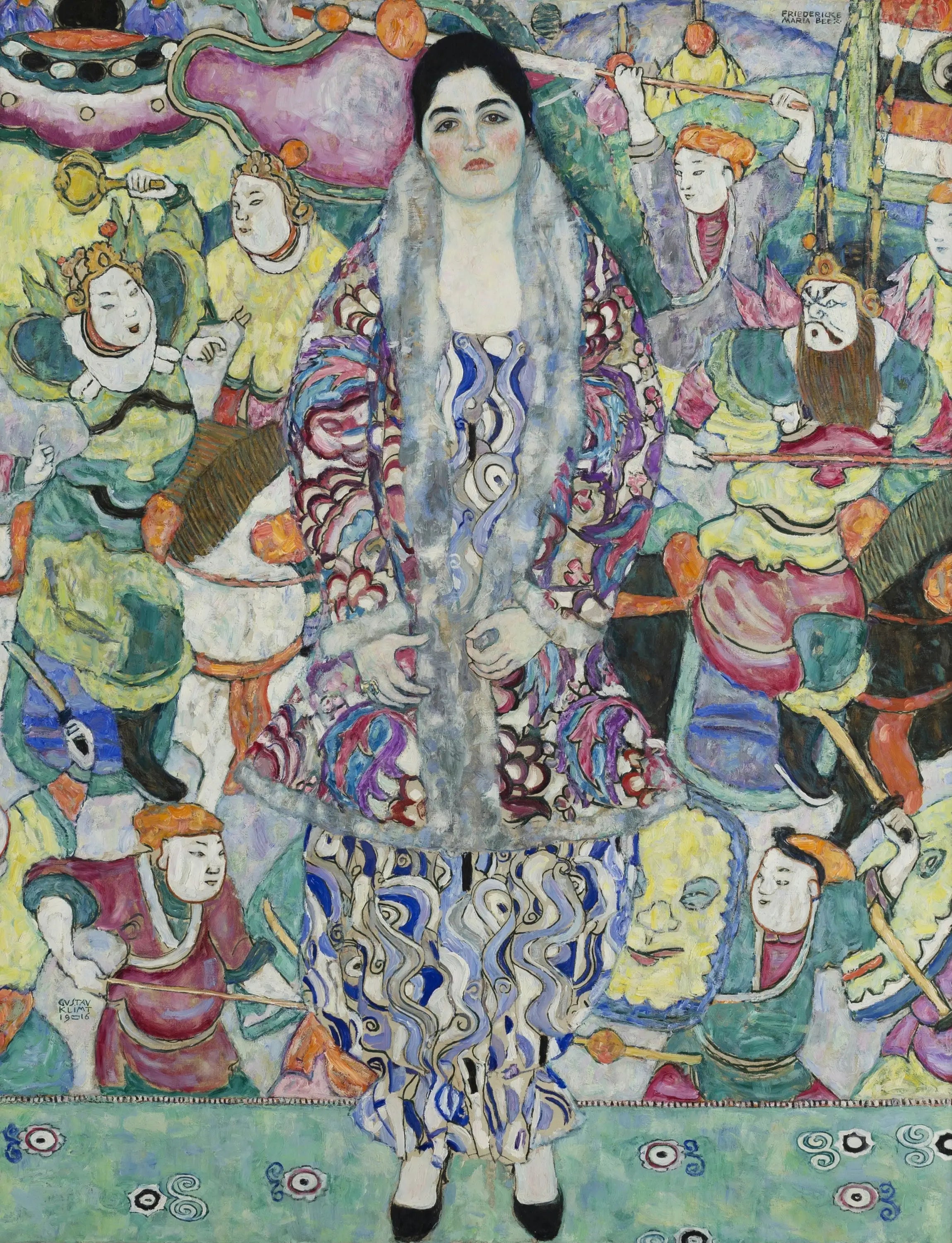 Reproduction du tableau « Portrait de Friedericke Maria Beer - Gustav Klimt » par Alpha Reproduction en peinture à l’huile