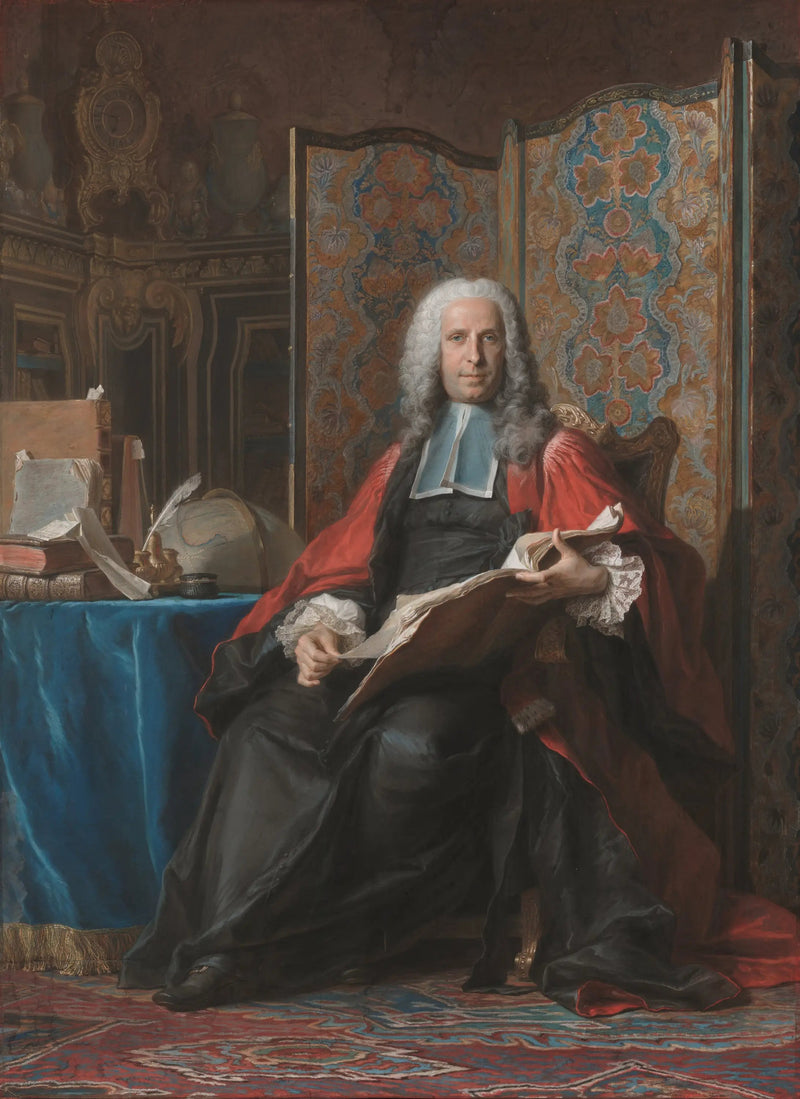 Gabriel Bernard de Rieux Portresi - Maurice-Quentin de La Tour