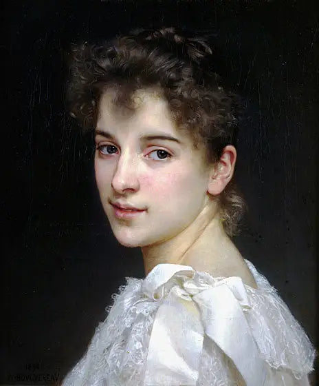 Gabrielle Cot Portresi - Bouguereau