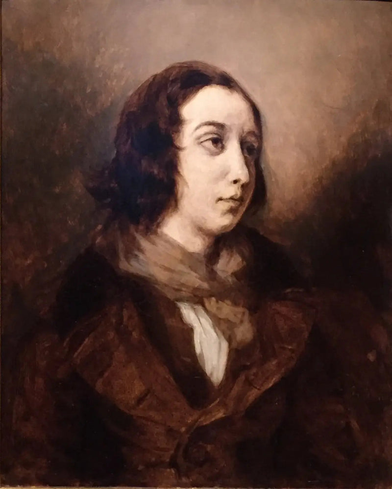 George Sand Portresi - Eugène Delacroix