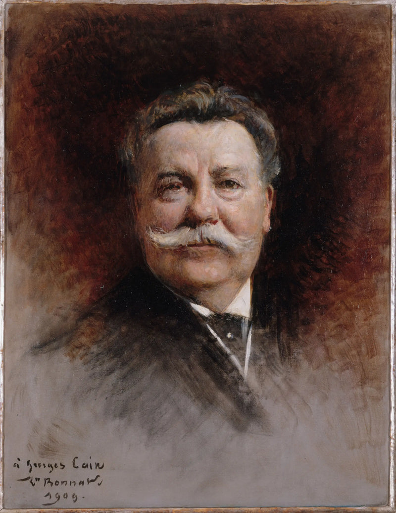 Georges Cain (1853-1919) Portresi, Ressam ve Yazar - Léon Bonnat