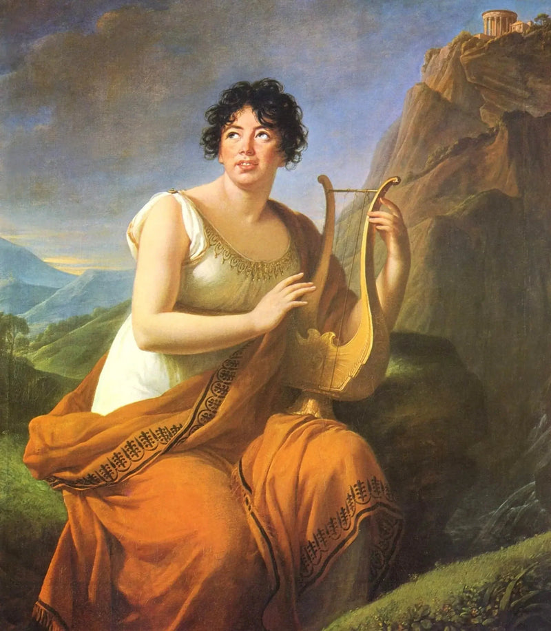 Germaine de Staël'in Corinne Portresi, Cap Misène'de - Élisabeth Vigée Le Brun