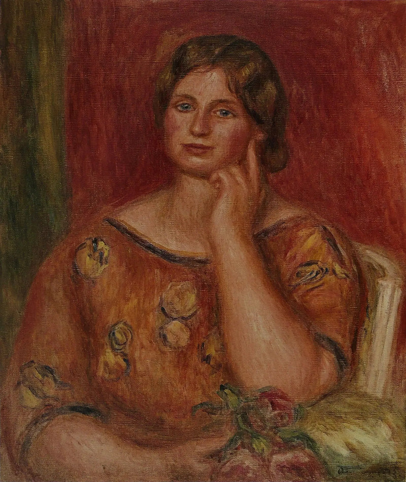 Gertrude Osthaus Portresi - Pierre-Auguste Renoir