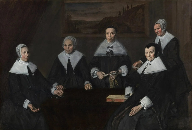 Huzurevi Yaşlılar Regentleri Grup Portresi - Frans Hals