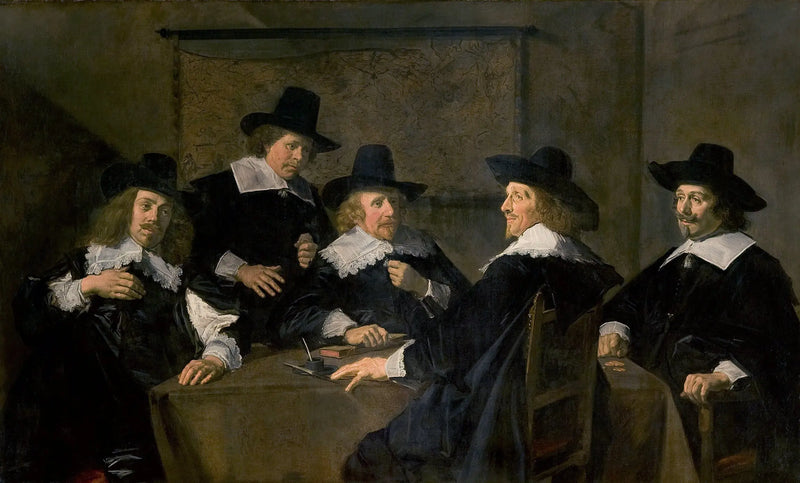 Haarlem Sainte-Élisabeth Hastanesi Regentleri Grup Portresi - Frans Hals