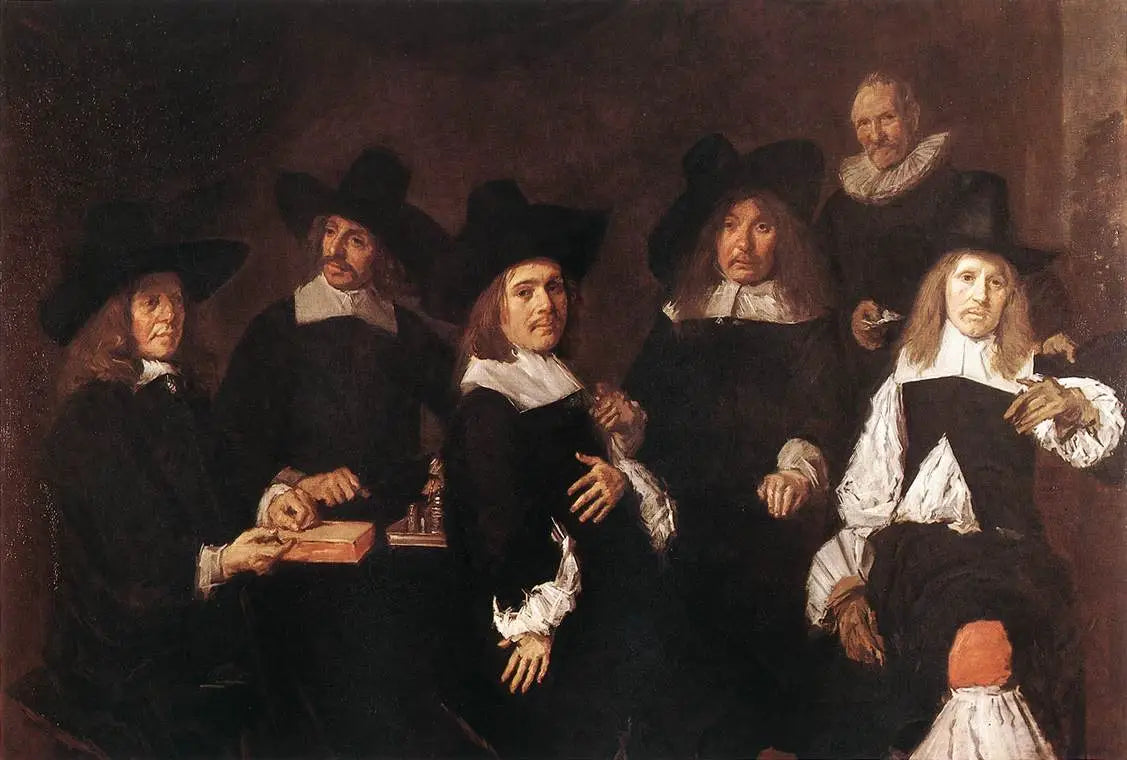 Portrait de groupe des régents de l’hospice des vieillards - Frans Hals - Alpha Reproduction