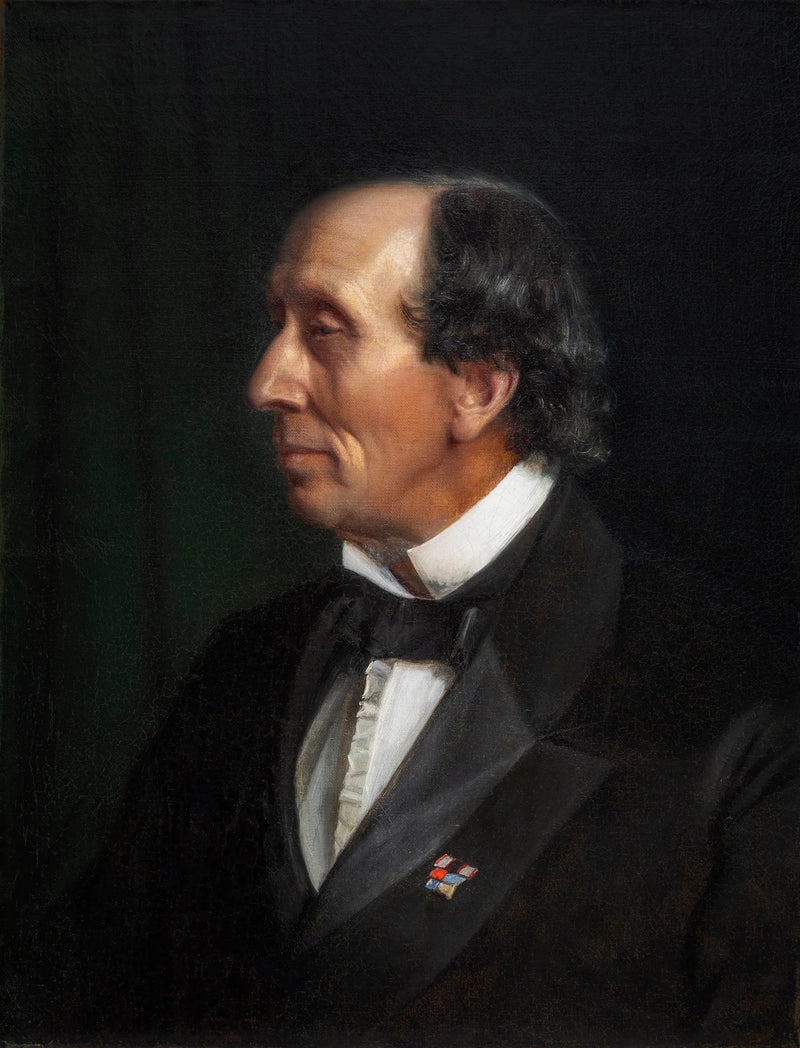 Hans Christian Andersen Portresi - Carl Heinrich Bloch
