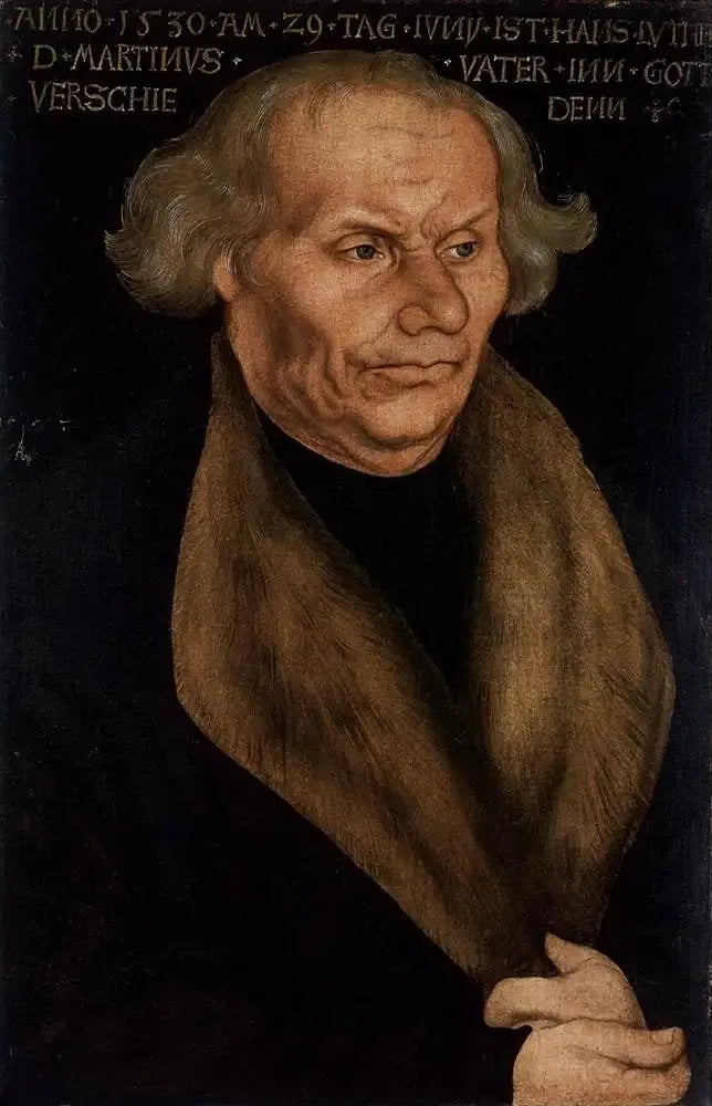 Hans Luther, Luther'in babası Portresi - Lucas Cranach the Elder