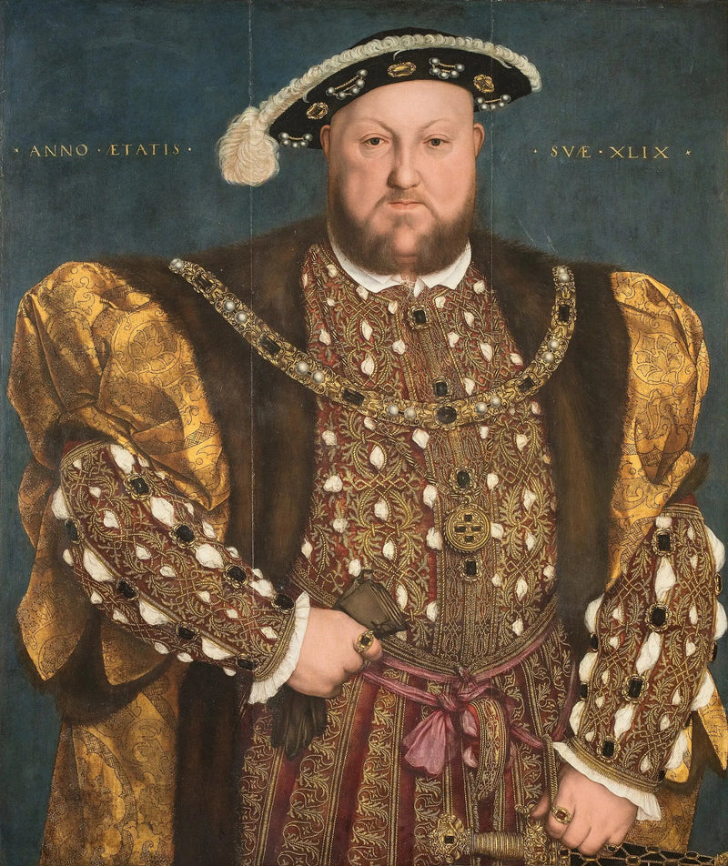 İngiltere Kralı VIII. Henri Portresi - Hans Holbein Genç