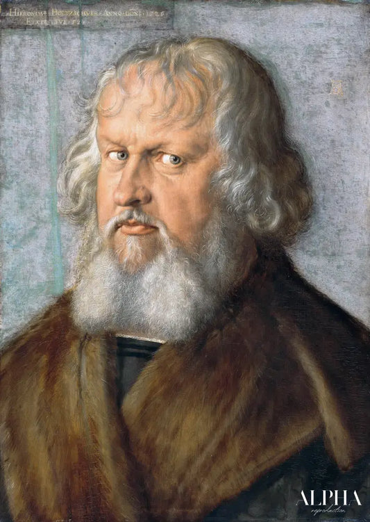 Portrait de Hieronymus Holzschuher - Albrecht Dürer - Reproductions de tableaux et peintures haut de gamme